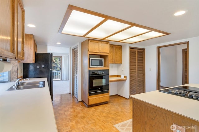 1823 19th Dr, Mukilteo, WA 98275 - kitchen featuring black appliances, light countertops, and recessed lighting