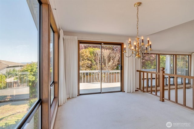 1823 19th Dr, Mukilteo, WA 98275 - unfurnished sunroom featuring a chandelier