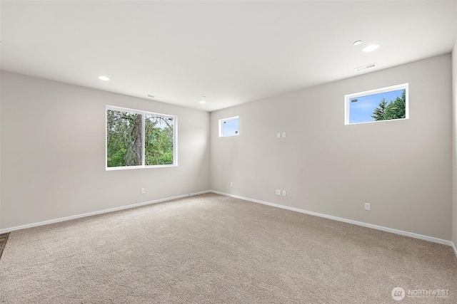 19504 15th Ave E, Spanaway, WA 98387 - carpeted spare room with recessed lighting and baseboards