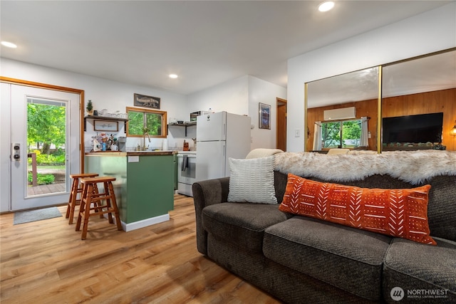 105 Robinwood Pl, Packwood, WA 98361 - living area featuring recessed lighting, light wood-style floors, and a wealth of natural light