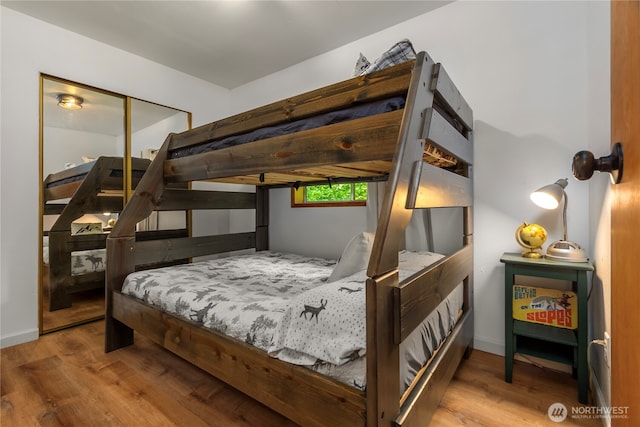 105 Robinwood Pl, Packwood, WA 98361 - bedroom with wood finished floors and baseboards