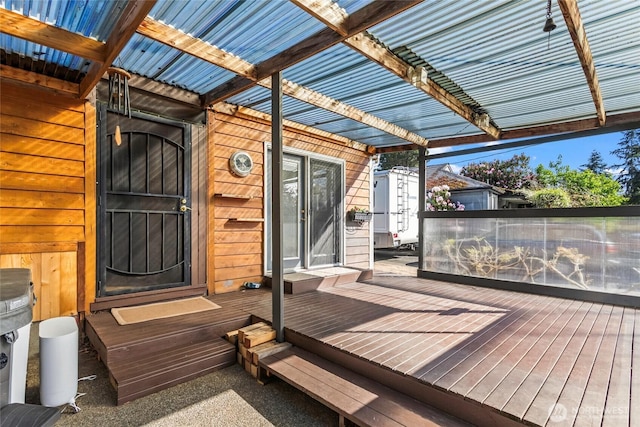 view of deck