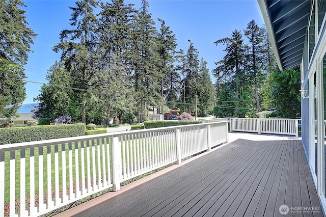 366 Tillicum Way, Camano Island, WA 98282 - deck featuring a yard