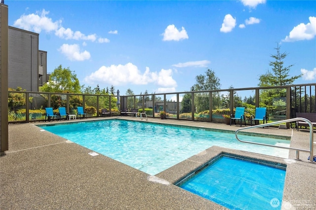 community pool featuring a patio