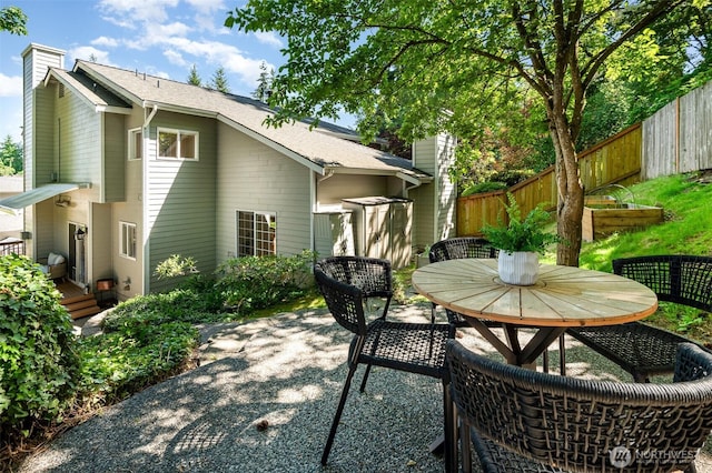 11628 NE 100th St, Kirkland, WA 98033 - view of patio with outdoor dining space