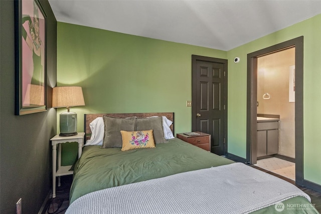 51 Vista Blvd, Port Townsend, WA 98368 - bedroom featuring baseboards and connected bathroom
