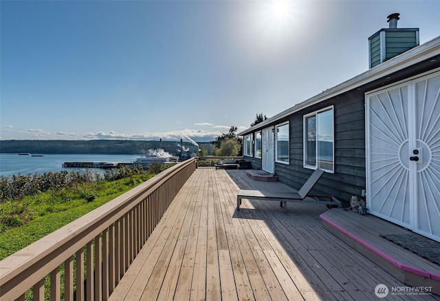 51 Vista Blvd, Port Townsend, WA 98368 - wooden terrace featuring a water view