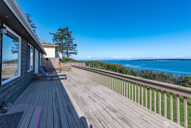51 Vista Blvd, Port Townsend, WA 98368 - wooden deck featuring a water view