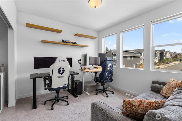 1616 96th Dr SE, Lake Stevens, WA 98258 - carpeted home office with baseboards
