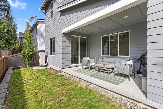 1616 96th Dr SE, Lake Stevens, WA 98258 - rear view of property with a patio and outdoor lounge area