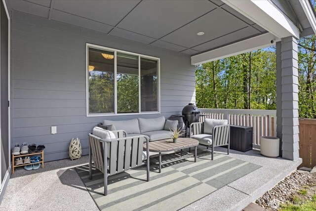 1616 96th Dr SE, Lake Stevens, WA 98258 - view of patio with an outdoor living space