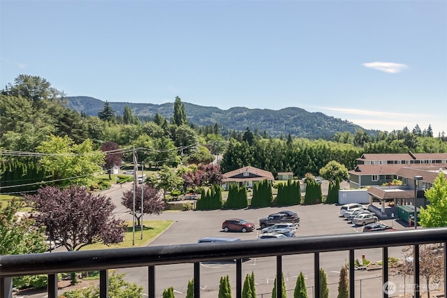 view of mountain backdrop