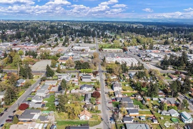 aerial view featuring a residential view