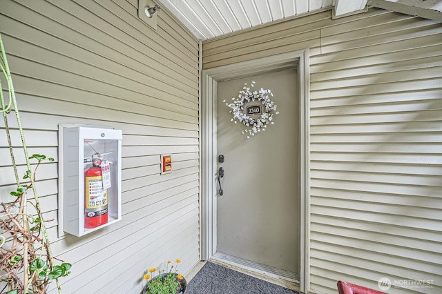 view of property entrance