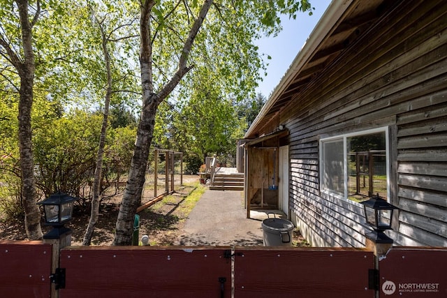 view of property exterior
