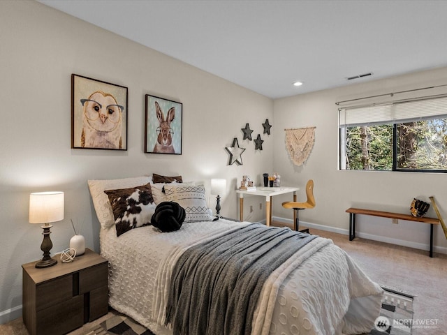 14148 74th Pl NE Unit 12C, Kirkland, WA 98034 - carpeted bedroom featuring visible vents and baseboards