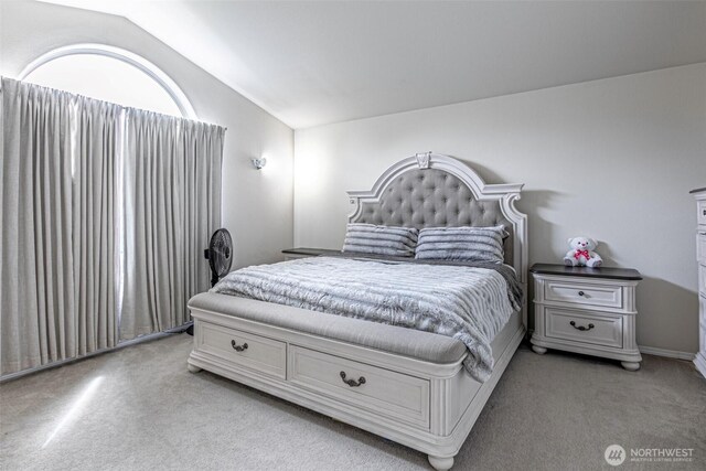 14231 SE 282nd St, Kent, WA 98042 - bedroom with light colored carpet and vaulted ceiling