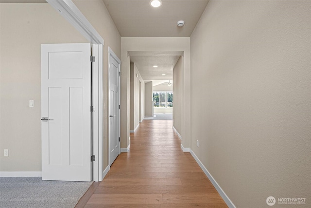 9621 7th Ave SE, Lacey, WA 98513 - corridor featuring recessed lighting and light wood-style floors