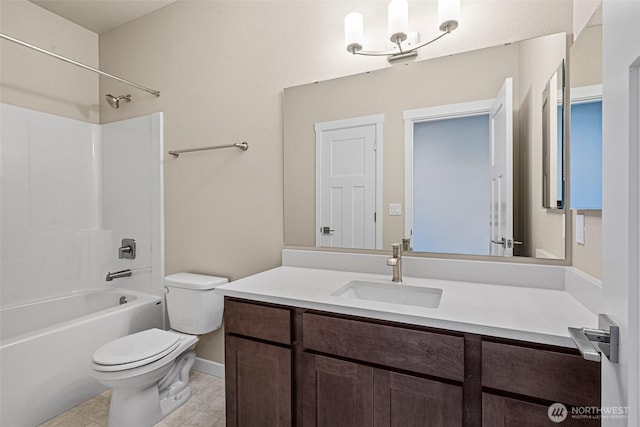 9621 7th Ave SE, Lacey, WA 98513 - bathroom featuring shower / washtub combination and vanity