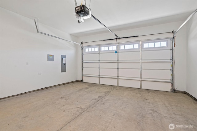 9621 7th Ave SE, Lacey, WA 98513 - garage with electric panel and a garage door opener