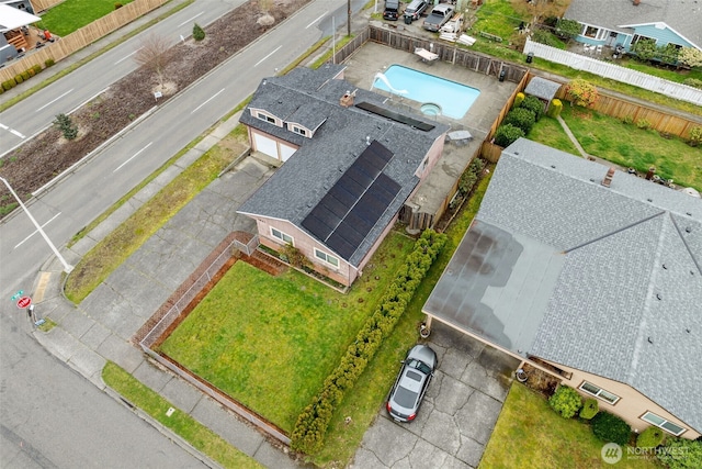drone / aerial view
