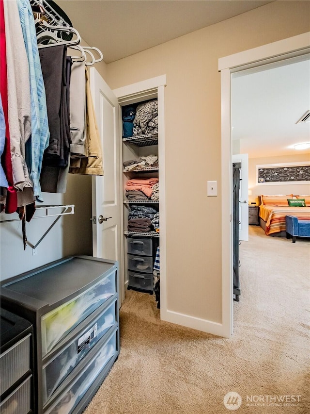 806 Cody St SE, Rainier, WA 98576 - walk in closet with carpet flooring