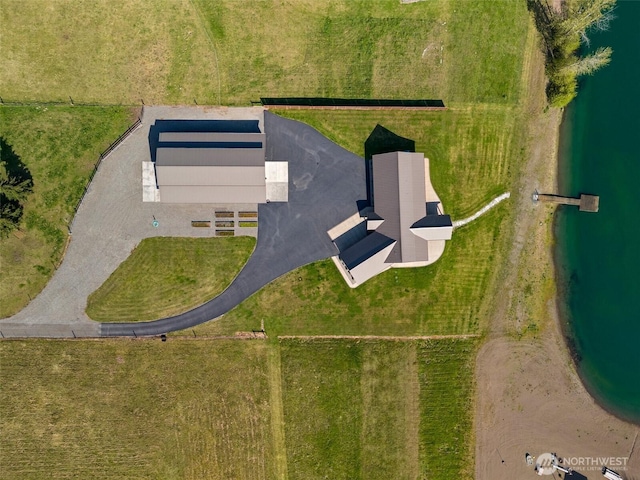 6401 Skookumchuck Rd SE, Tenino, WA 98589 - aerial view with a water view