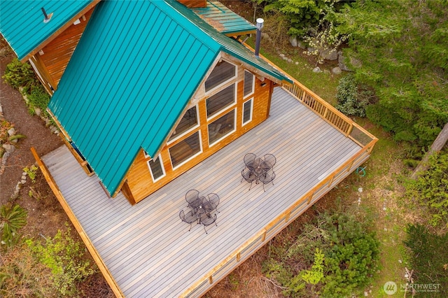 aerial view