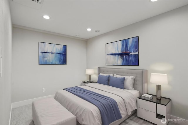 11016 46th St E, Edgewood, WA 98372 - bedroom featuring recessed lighting, baseboards, and carpet floors