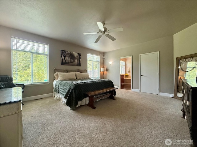168 Jackson Rd, Orcas Island, WA 98245 - carpeted bedroom featuring baseboards and a ceiling fan