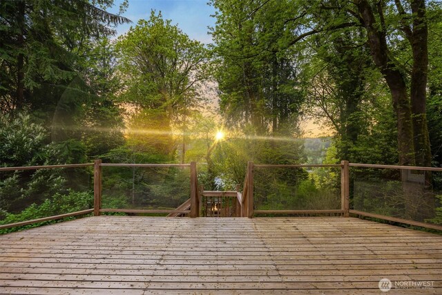 8003 NE Hidden Cove Rd, Bainbridge Island, WA 98110 - view of deck