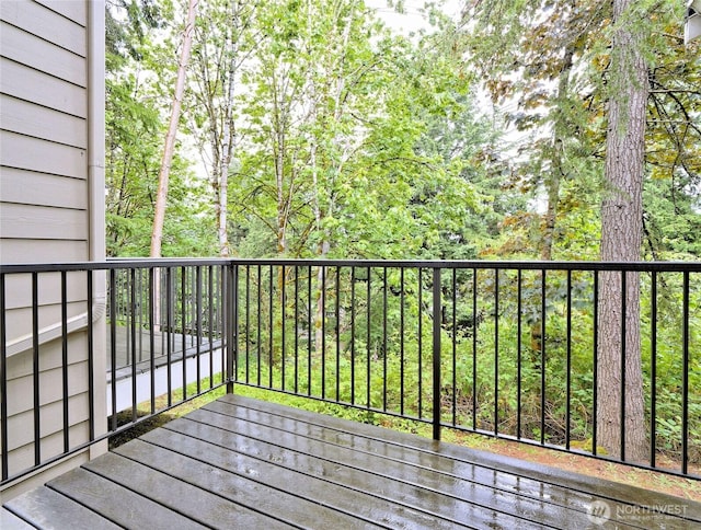 4350 W Lake Sammamish Pkwy SE Unit 133, Issaquah, WA 98027 - deck featuring a wooded view