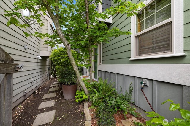 view of side of property