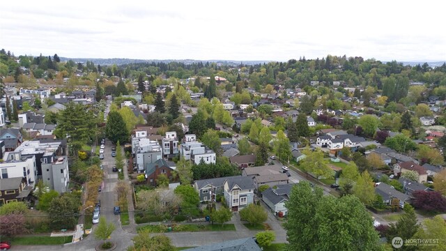 drone / aerial view featuring a residential view