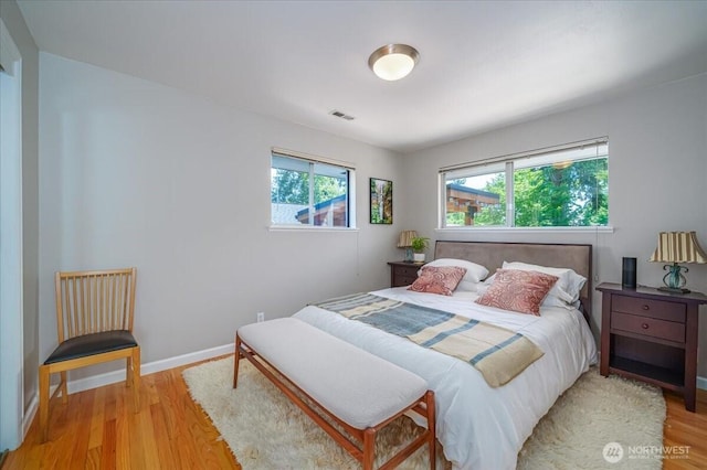 5015 SW Prince St, Seattle, WA 98116 - bedroom with light wood-type flooring and baseboards
