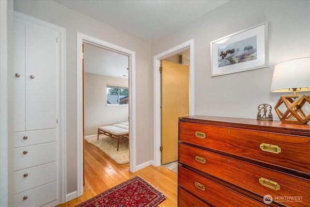 5015 SW Prince St, Seattle, WA 98116 - corridor featuring light wood-type flooring and baseboards