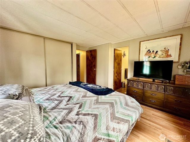 4317 Hamilton Dr, Oak Harbor, WA 98277 - bedroom featuring light wood-style floors and a closet