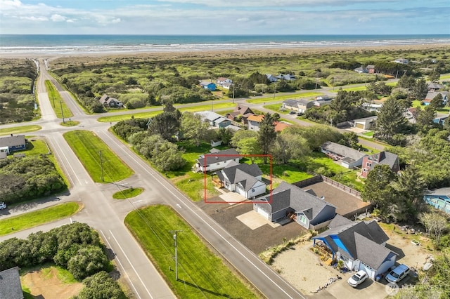 178 Pacific Blvd NW, Ocean Shores, WA 98569 - birds eye view of property featuring a water view and a residential view