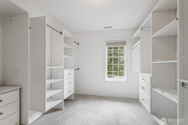 4952 160th Ct SE, Bellevue, WA 98006 - spacious closet featuring light carpet and visible vents