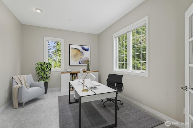 4952 160th Ct SE, Bellevue, WA 98006 - office featuring carpet and baseboards