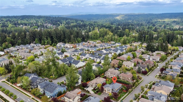 17288 NE 120th Way, Redmond, WA 98052 - aerial view with a residential view and a wooded view
