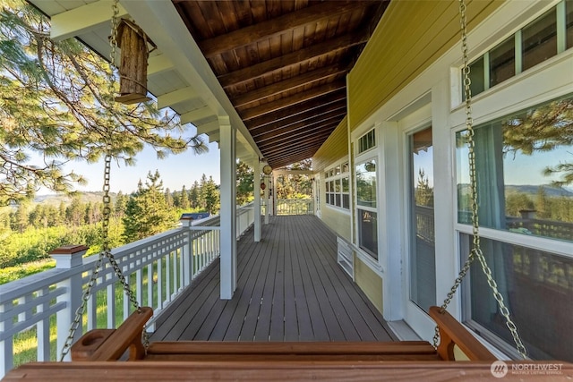 44 Alpine Ln, Okanogan, WA 98840 - view of deck