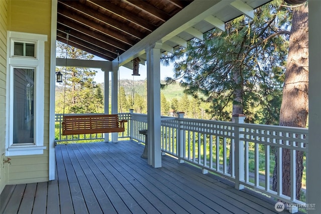 44 Alpine Ln, Okanogan, WA 98840 - view of wooden terrace