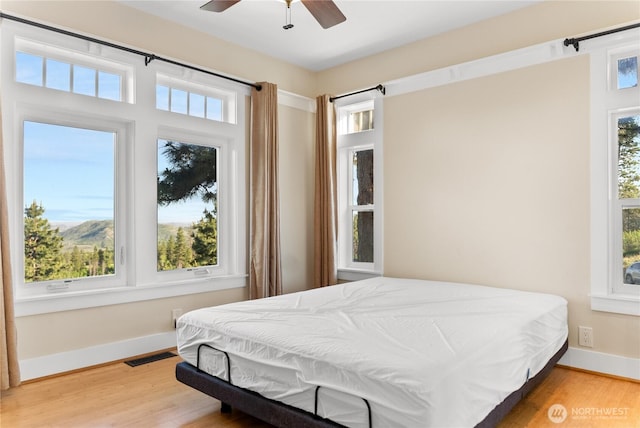 44 Alpine Ln, Okanogan, WA 98840 - bedroom featuring multiple windows, light wood finished floors, and baseboards