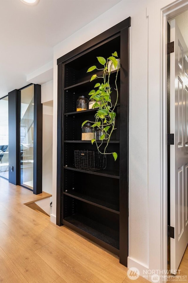 detailed view of wood finished floors