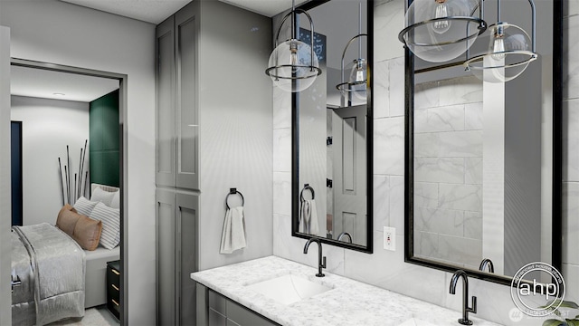 191XX Church Lake Rd E, Bonney Lake, WA 98391 - full bathroom featuring double vanity