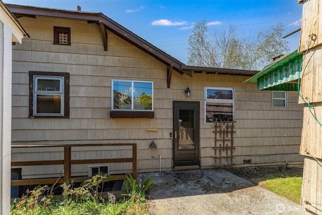 view of property entrance