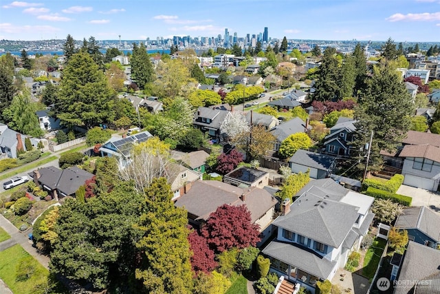 bird's eye view featuring a residential view