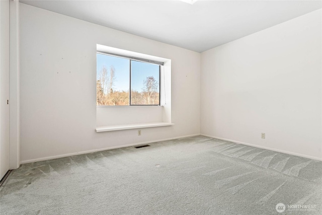 3884 Fort Bellingham Rd, Bellingham, WA 98225 - spare room with baseboards, carpet flooring, and visible vents