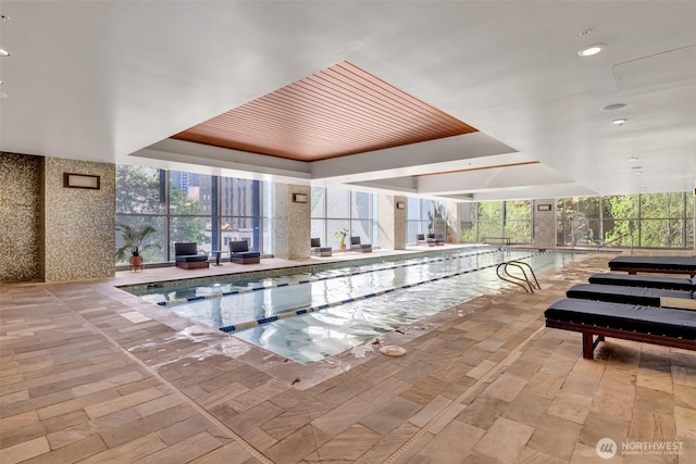 view of indoor pool